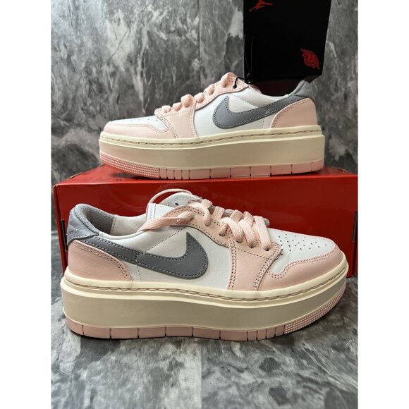 Jordan Shoes - Air Jordan 1 Elevate Low Women Atmosphere/LT Steel Grey/White DH7004-600 SZ 10.5